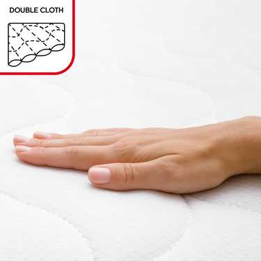 Saltea ortopedică cu 7 zone de arcuri cu buzunar Sleezzz Premium 90 x 200 cm, înălțime 23 cm, nivel de fermitate H2/H3