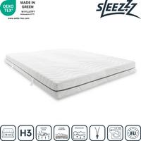 7-strefowy materac wiskoelastyczny Sleezzz Smart 160 x 200 cm, wysokość 18 cm, poziom twardości H3 z pianką z pamięcią powietrza