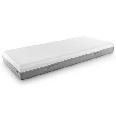 Matelas viscoélastique Sleezzz Premium 100 x 200 cm, hauteur 20 cm, degré de fermeté H2/H3, avec poignées réversibles