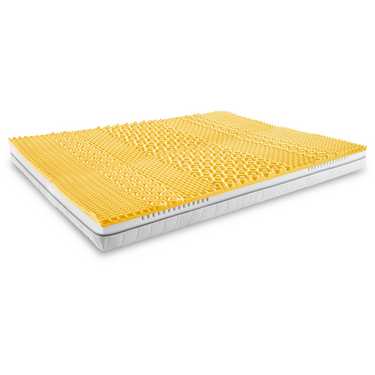 Saltea vâscoelastică cu 7 zone Sleezzz Smart 180 x 200 cm, înălțime 18 cm, nivel de fermitate H3 cu spumă cu memorie cu aer