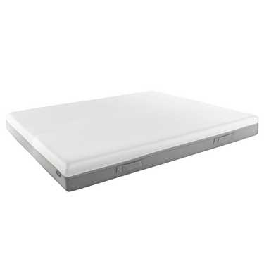 Sleezzz Premium viscoelastic mattress 180 x 200 cm, height 20 cm, firmness level H2/H3, with reversible handles + 2 x Sleezzz® Smart height-adjustable pillows