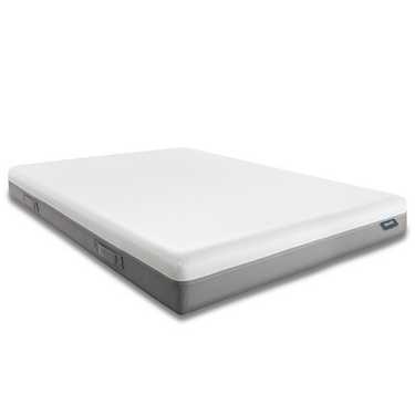 Sleezzz Premium viscoelastic mattress 180 x 200 cm, height 20 cm, firmness level H2/H3, with reversible handles + 2 x Sleezzz® Smart height-adjustable pillows