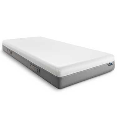 Sleezzz Premium viscoelastic mattress 90 x 200 cm, height 20 cm, firmness level H2/H3, with reversible handles + Sleezzz® Premium gel pillow