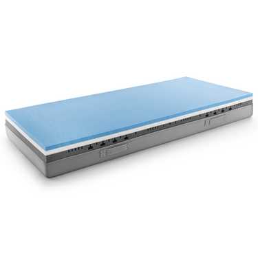 Matelas viscoélastique Sleezzz Premium 90 x 200 cm, hauteur 20 cm, degré de fermeté H2/H3, avec poignées réversibles