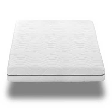 Matelas viscoélastique 7 zones Sleezzz Smart 140 x 190 cm, hauteur 18 cm, degré de fermeté H3 avec mousse à mémoire de forme Air