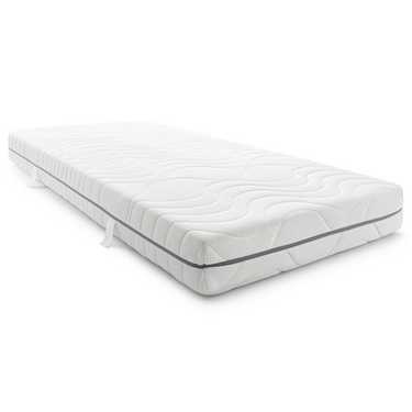 Colchão viscoelástico de 7 zonas Sleezzz Smart 100 x 200 cm, altura 18 cm, nível de firmeza H3 com espuma viscoelástica de ar