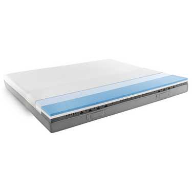 Matelas viscoélastique Sleezzz Premium 160 x 200 cm, hauteur 20 cm, degré de fermeté H2/H3, avec poignées réversibles