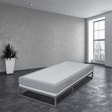 Sleezzz Premium visco-elastische matras 180 x 200 cm, hoogte 20 cm, hardheidsniveau H2/H3, met omkeerbare handgrepen + 2 x Sleezzz® Smart in hoogte verstelbare kussens