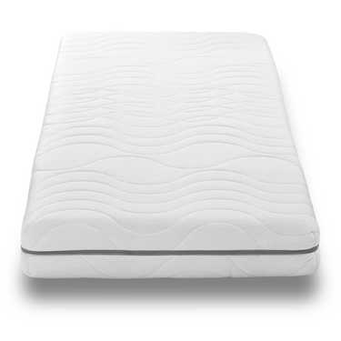 7-zone visco-elastische matras Sleezzz Smart 80 x 200 cm, hoogte 18 cm, hardheidsniveau H3 met luchtgeheugenschuim + gratis Sleezzz® Smart cosy deken 140 x 200 cm