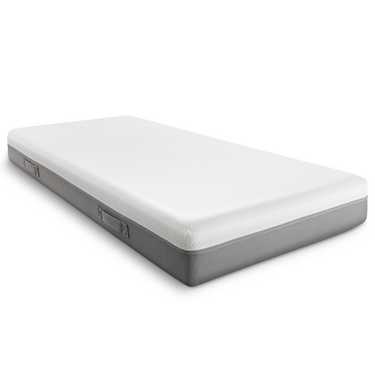 Matelas viscoélastique Sleezzz Premium 100 x 200 cm, hauteur 20 cm, degré de fermeté H2/H3, avec poignées réversibles