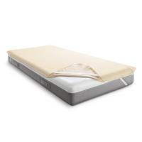 Sleezzz Basic Molton mattress protector 80 x 200 cm, mattress protector made of 100% cotton, natural colors, fixed tension