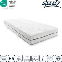 7-zone visco-elastisch matras Sleezzz Smart 80 x 200 cm, hoogte 18 cm, hardheidsniveau H3 met luchtgeheugenschuim