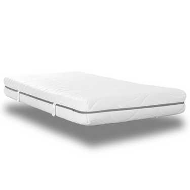 Colchão viscoelástico de 7 zonas Sleezzz Smart 100 x 200 cm, altura 18 cm, nível de firmeza H3 com espuma viscoelástica de ar