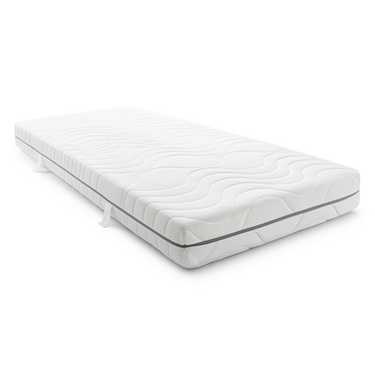 Saltea vâscoelastică cu 7 zone Sleezzz Smart 90 x 190 cm, înălțime 18 cm, nivel de fermitate H3 cu spumă cu memorie cu aer